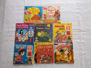 Bulk Lot of Childrens Fairytale Books & Records 