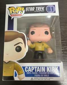 Funko Pop Vinyl Figure TV Star Trek - Captain Kirk #81 Vault