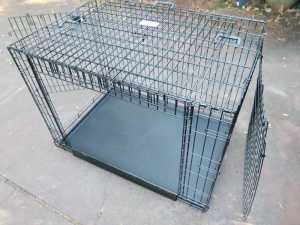 Pet cage large 2 doors 2 sections as new