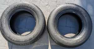 Pair of 16 inch Tyres used 20570R16