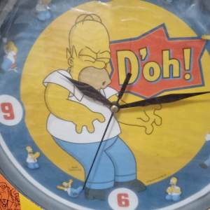 The Simpsons Wall Clock Homer Simpson Doh 2007 FOX Hot Topic Rare
