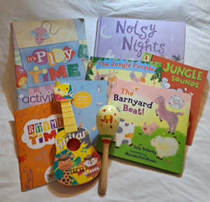 Baby/Toddler Music Books & Toy Instruments Bundle