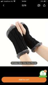 Winter gloves. New