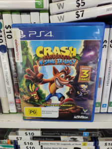 Sony game disc Crash bandicoot n sane trilogy 