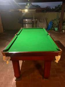 7x4 slate top pool table