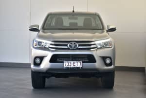 2017 Toyota Hilux GUN126R SR5 Double Cab Silver 6 Speed Sports Automatic Utility