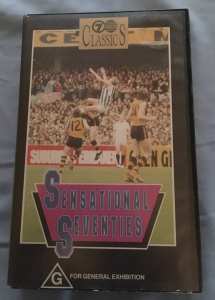 VHS documentary on AFL footy: the Sensational Seventies