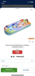 Bluey ReadyBed inflatable mattress