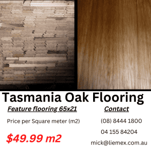 Tasmanian Oak Feature End Matched Flooring - 65x21