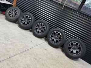 Next Gen Wildtrak ford Ranger wheels & tyres x 5 New