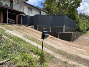 Fencing, concrete and retaining walls