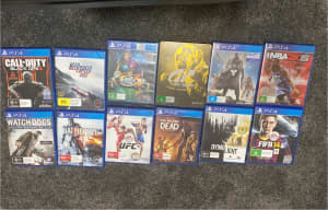 Assorted PS4 games BULK