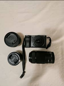Sony Alpha 6000 with great set of lenses