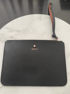Black Mimco Pouch with wrist strap