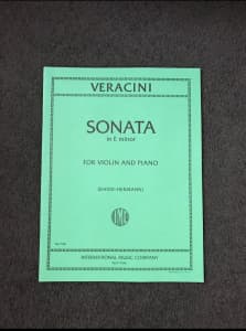 Veracini Violin Sonata (E minor) Edition: IMC [BRAND NEW]