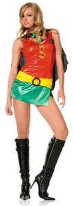 Robin Girl superhero/villain costume for hire Adelaide