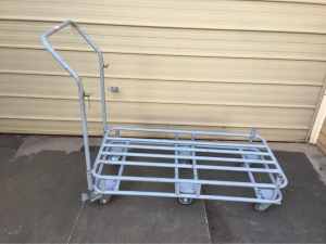 Industrial Strong Metal Trolly with Removable Handle