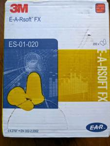 Earplugs 3M EARSoft FX - 200 pairs