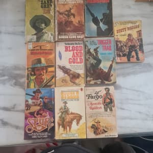 10 western books various authors