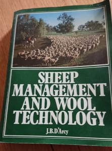 Wanted: Sheep Management and Wool Technology by J.B. DArcy book.