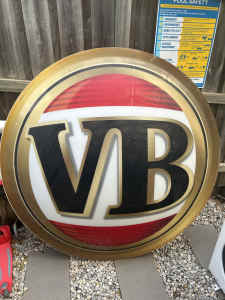 Gold VB display sign