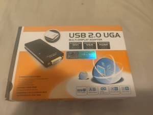 USB 2.0 UGA/HDMI adaptor kit, paid $99 Sell $14 ono