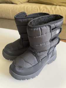 Kid’s snow boots size US 2-3, EU 33/34