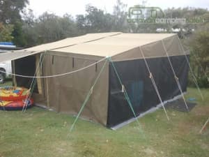 Camel Camper Trailer (2011) made with Australian canvas