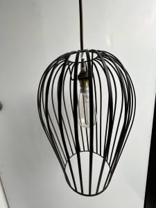 Chandeliers hanging pendant vintage cage lights. 3 for $100.