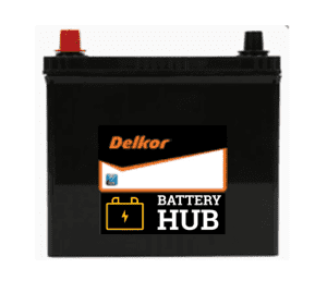 DELKOR CALCIUM 55B24RS AUTOMOTIVE BATTERY WITH WARRANTY.