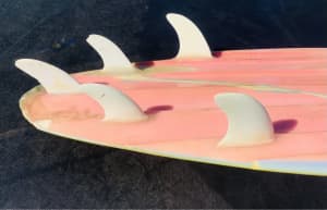 Vintage 5 fin Merimbula Surfboard