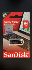 SanDisk Cruzer Force USB Flash Drive 64Gb