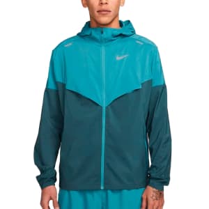 Nike Mens Repel UV Windrunner Hooded Running Jacket Mens Large