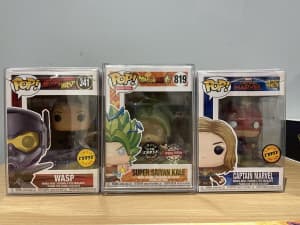 Chase Pop Vinyls (Marvel and Dragon Ball)