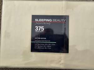 2 x Sleeping Beauty 375 TC Cotton Sheet Set (Queen) - BRAND NEW!