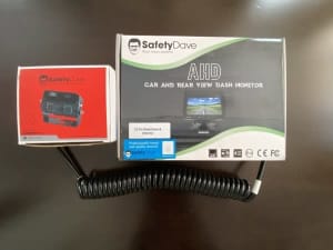 Safety Dave AHD Dual Reverse Camera & Dash Monitor Kit