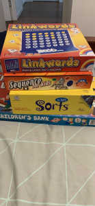 Kids board games sorts, sequence VGC