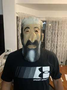 Bin Laden rubber mask