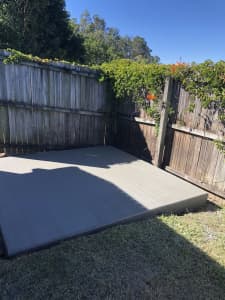 Shed slabs, driveways,patios,pool surrounds