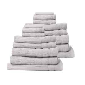 Royal Comfort 16 Piece Egyptian Cotton Eden Towel Set 600GSM Luxuriou