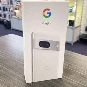 New Google Pixel 7 White 128G New in Box Google Warranty tax Invo Mount Gravatt East Brisbane South East Preview