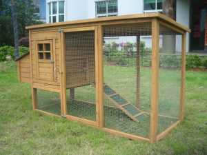 Brand New Rabbit Chicken Guinea Pig Ferret Hutch House Coop Cage ED04