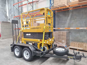 XCMG XG0807DCW 19ft Scissor Lift and Trailer Package