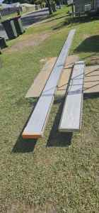 2 x Aluminium Planks and Steel A Frames SOLD PENDING