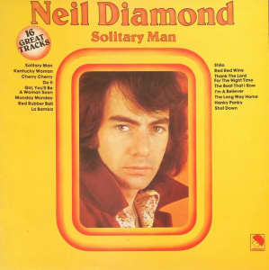 NEIL DIAMOND SOLITARY MAN VINYL LP RECORD VINTAGE ORIGINAL