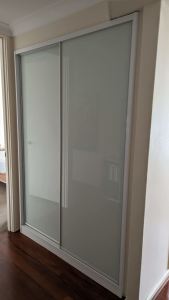 built-in wardrobe with sliding doors