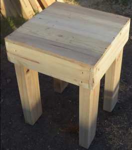 Small Stool or side table handmade 