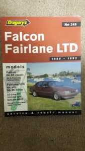 Ford Falcon Fairlane EA EB LTD Gregorys workshop manual