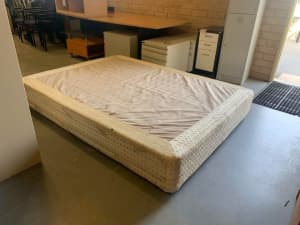 Queen mattress bed base on four wheels- Deliver or Pick up