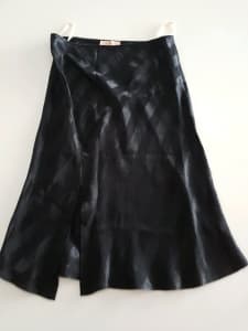 Vintage ALANNAH HILL black silk skirt